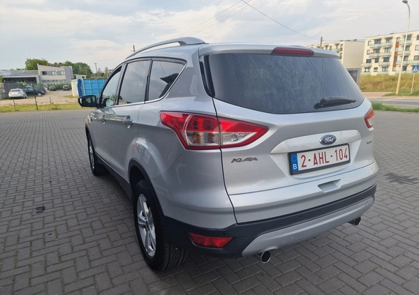 Ford Kuga cena 58056 przebieg: 182033, rok produkcji 2015 z Woźniki małe 704